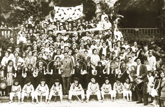 Elai Alai dantza taldea. Jose Luis Abaunzaren bilduma