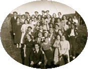 Foruako zirkulu karlistaren inaugurazioa 1933an. Gernikazarra Historia Taldeari erositako argazkia