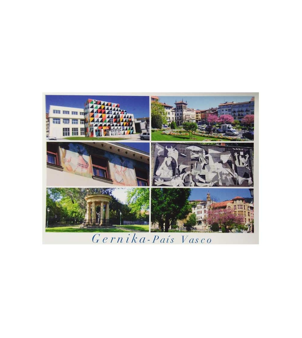 Postal Gernika - País Vasco ( 6 imágenes típicas)