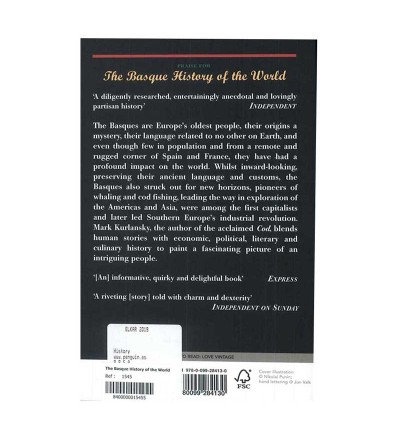 The basque history of the world (Mark Kurlansky)- contraportada