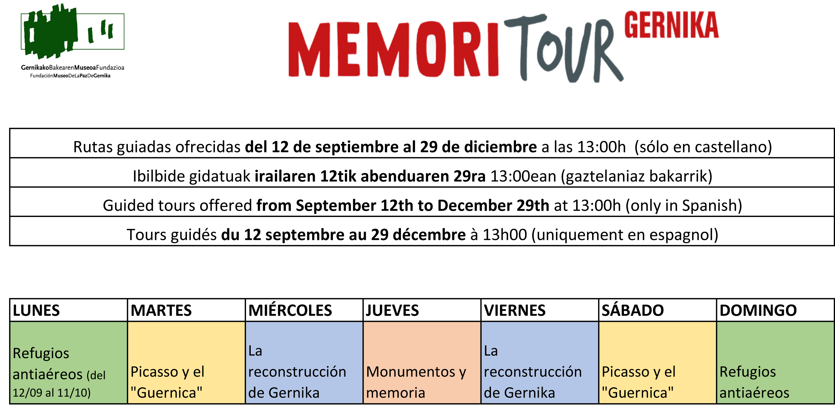 horario_memoritour_gernika